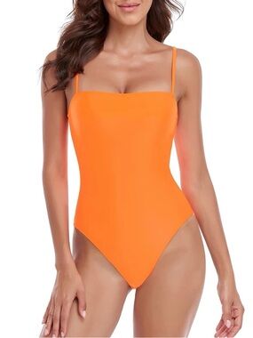 RELLECIGA Bright Orange One-Piece Swimsuit